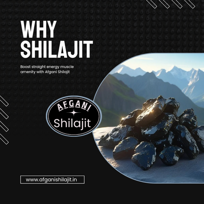 Pure Afgani Shilajit Resin (50g) | 100% Wild-Harvested | Lab-Tested by India