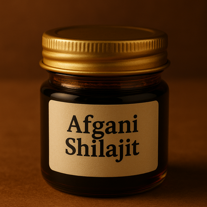 Pure Afgani Shilajit Resin (50g) | 100% Wild-Harvested | Lab-Tested by India