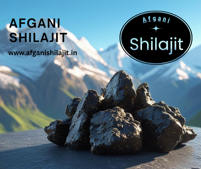 Pure Afgani Shilajit Resin (50g) | 100% Wild-Harvested | Lab-Tested by India