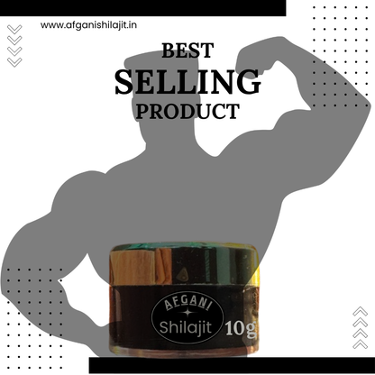 Pure Afgani Shilajit Resin (10g) | 100% Wild-Harvested | Lab-Tested by India
